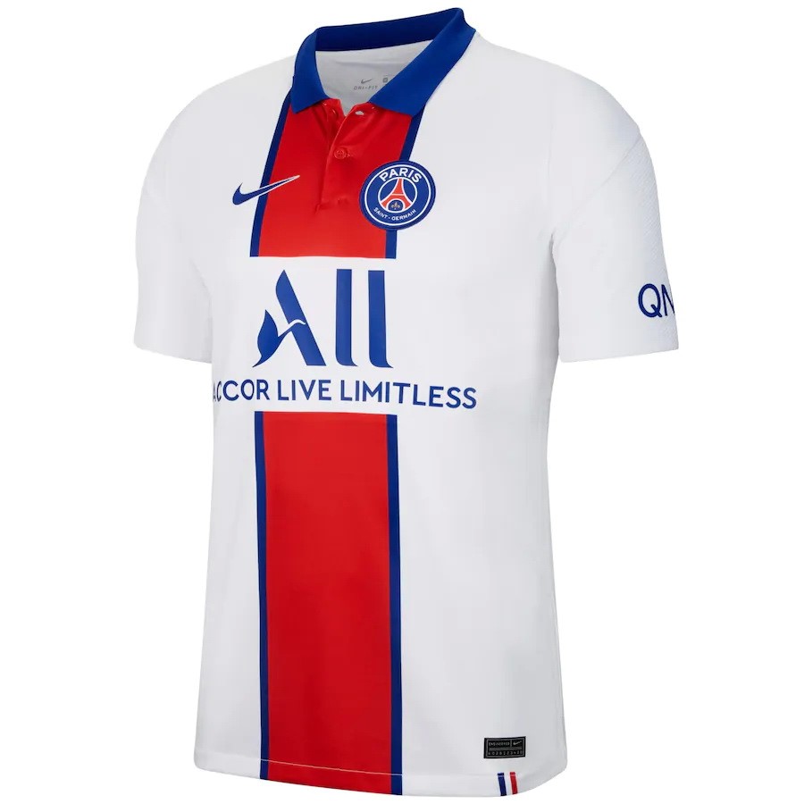 Tailandia Camiseta Paris Saint Germain 2ª 2020-2021 Blanco